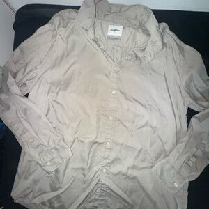 Goodfellow & Co Men's Light Tan Casual Button Down Shirt